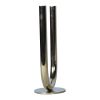 Modern U Shaped 7"L x 4.5"W x 20"H Candle Holder in Gold