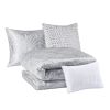 5 Piece Crushed Velvet Comforter Set